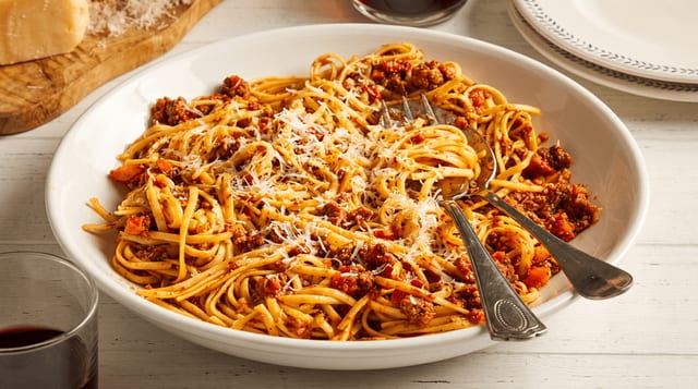 Capellini alla Bolognese.
